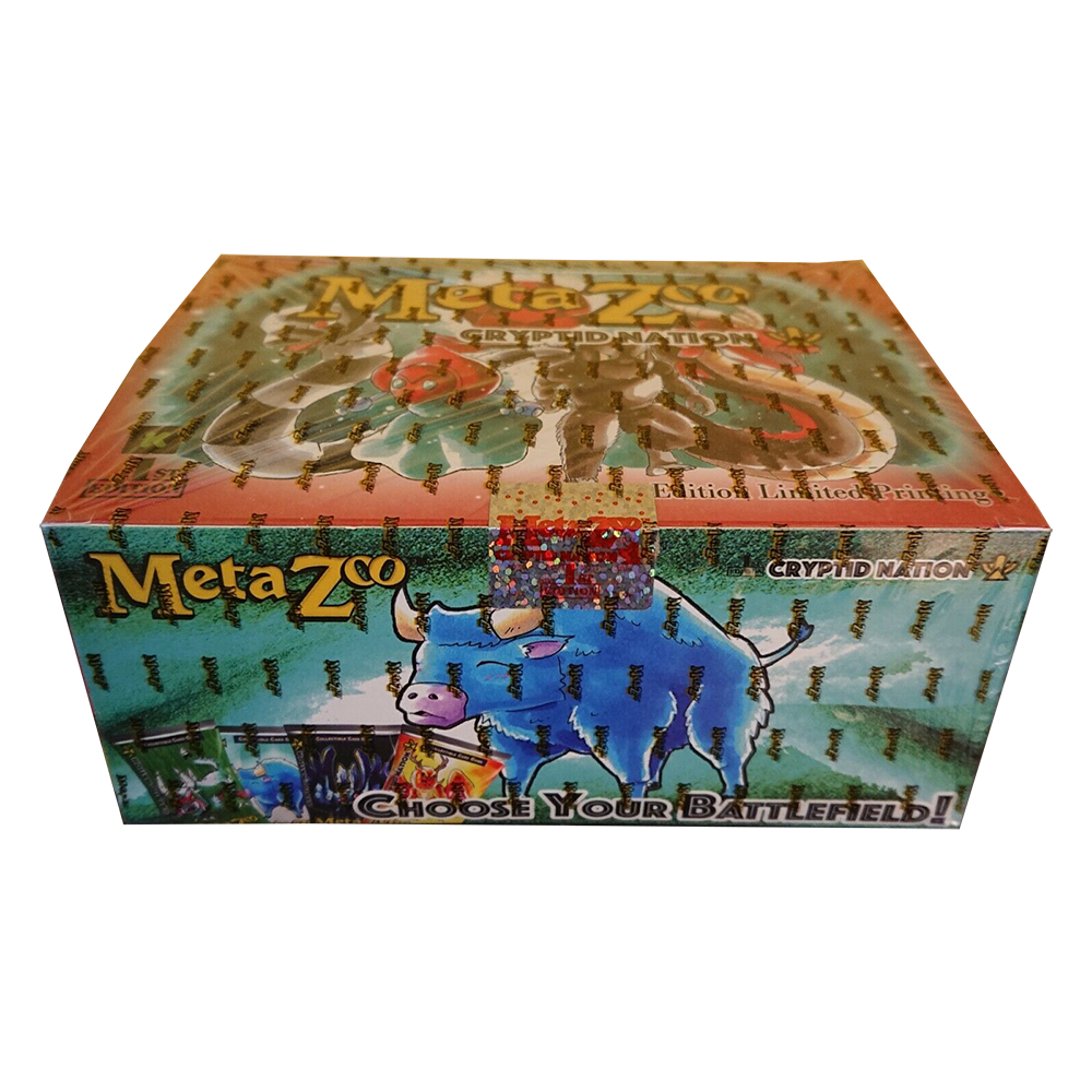 Kickstarter MetaZoo Cryptid Nation 1st Edition Booster Box Front2
