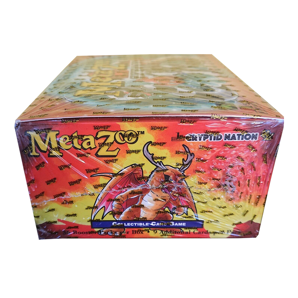 Kickstarter MetaZoo Cryptid Nation 1st Edition Booster Box Left Side