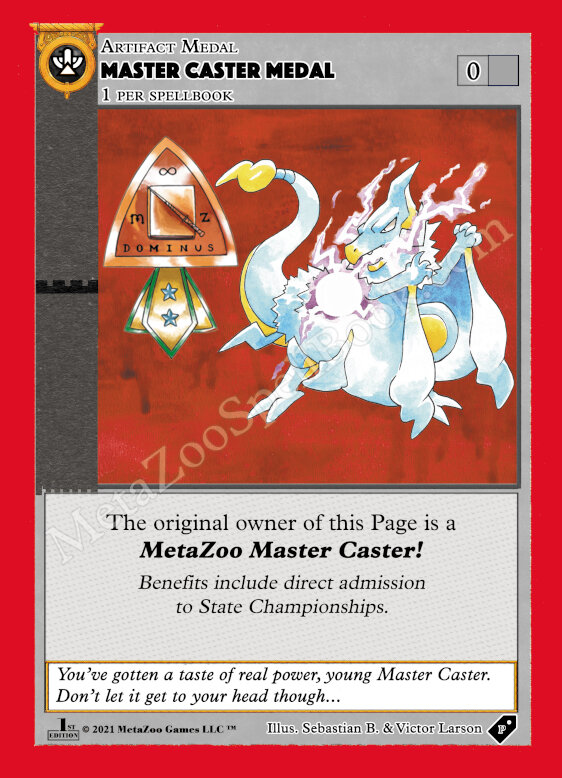 MetaZoo Master Caster Medal
