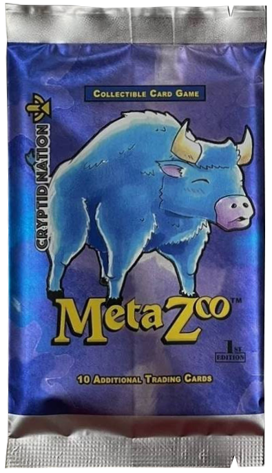 MetaZoo Cryptid Nation Blue Art Babe the Blue Ox Booster Pack