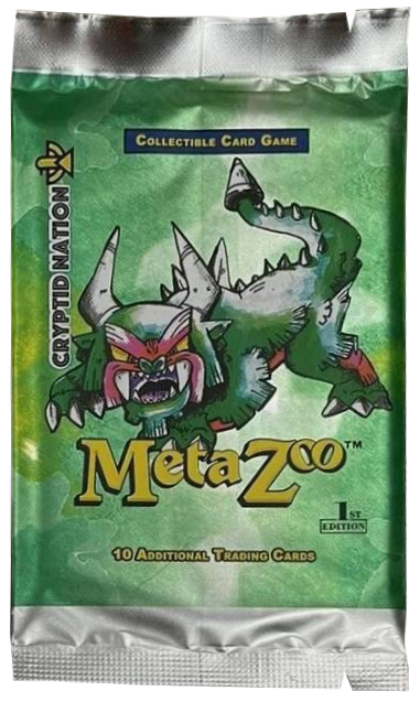 MetaZoo Cryptid Nation Green Art Hodag Booster Pack