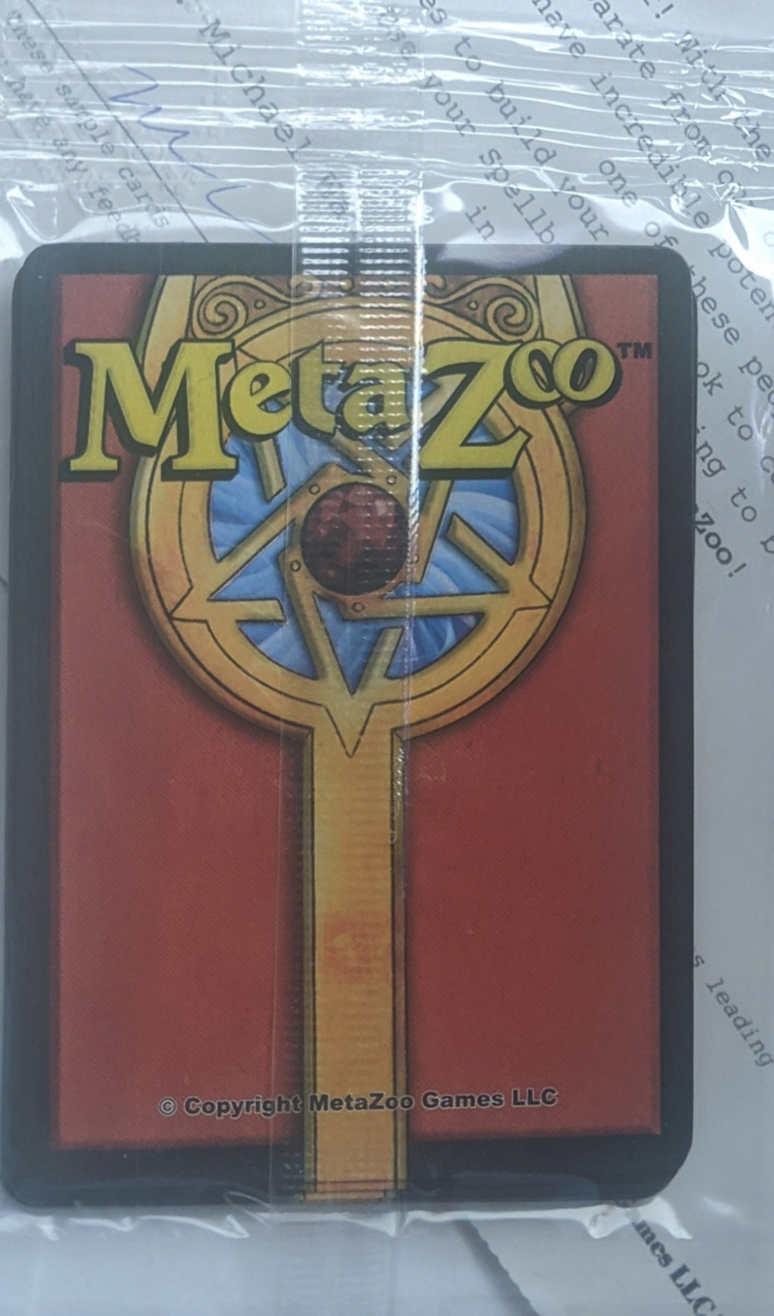 MetaZoo Sample cards - Clear packaging 2