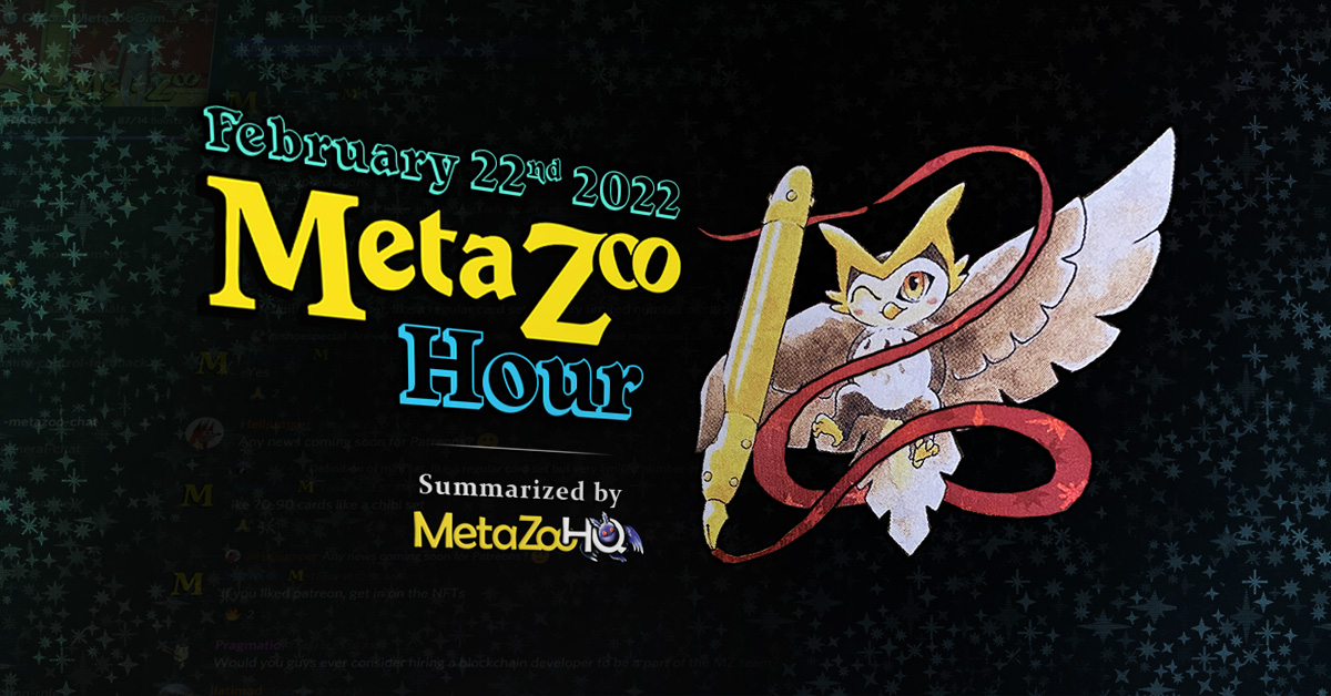 Michael Waddell MetaZoo Hour February 22 2022