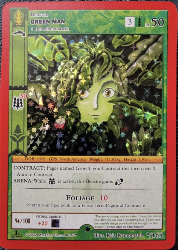 Green Man - Serialized 94/100